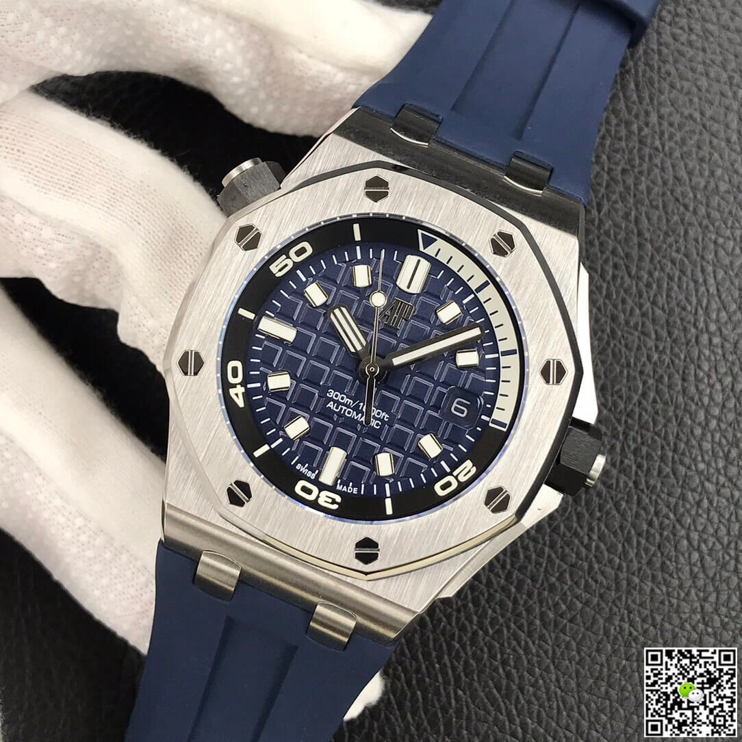 Audemars Piguet Royal Oak Offshore 15720ST.OO.A027CA.01 BF Factory 1:1 Best Edition Replica Watch Blue Strap